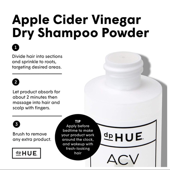 dp HUE Apple Cider Vinegar Dry Shampoo NEW gc18 - Picture 4 of 5